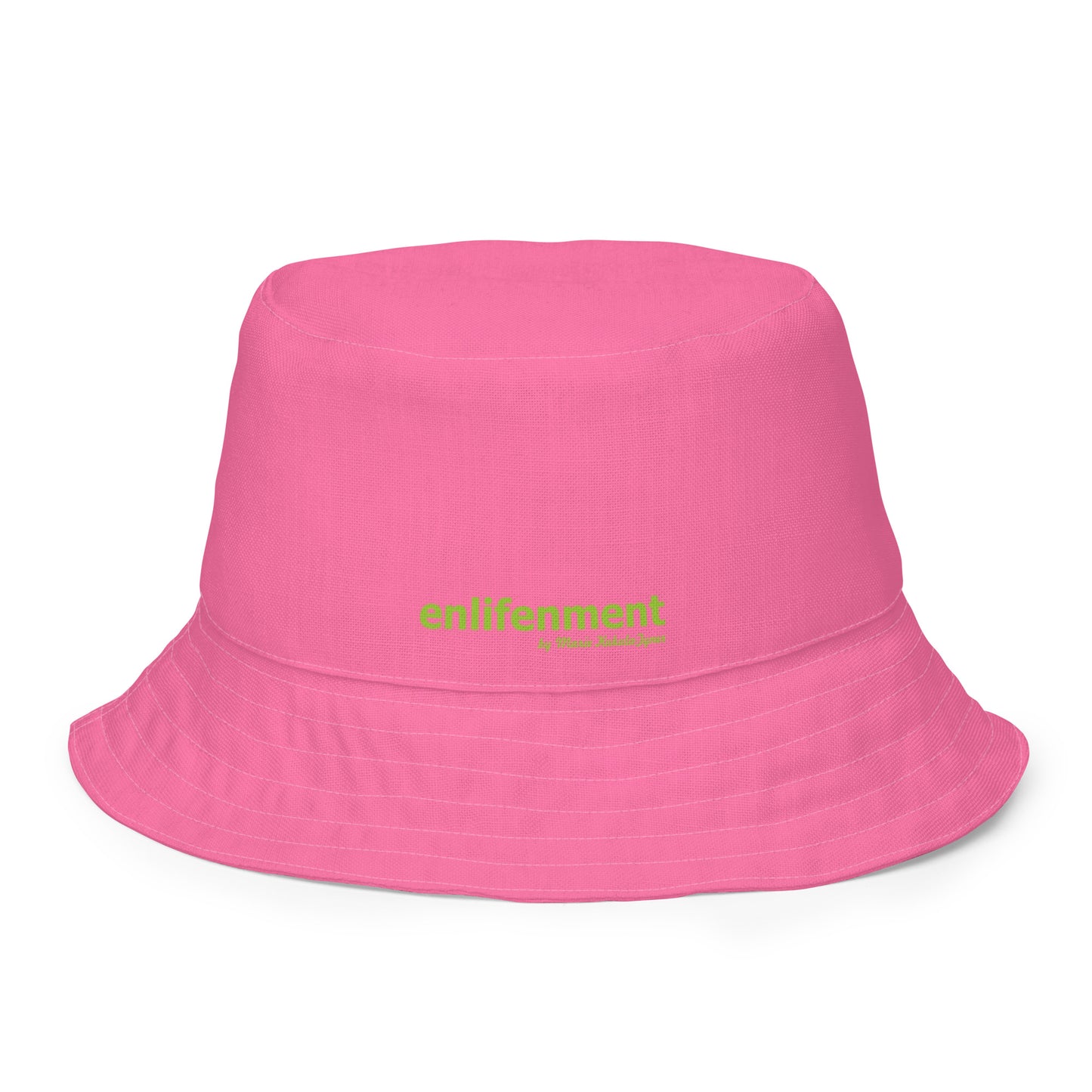 The FLOWER LOVE Collection - "Wildflower Wonder" Design Premium Reversible Bucket Hat - Pink Inside - Wildflower Hat, Gifts for Her
