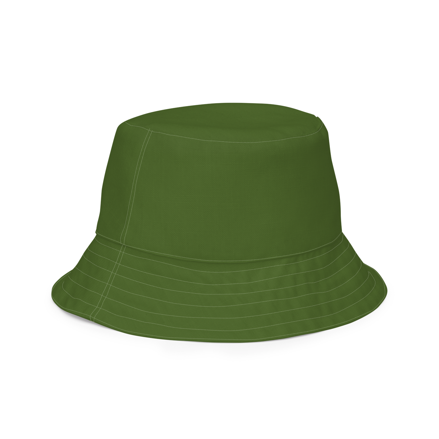 The FLOWER LOVE Collection - "Butterfly Beauty" Design Premium Reversible Bucket Hat - Dark Green Inside - Beach Hat, Gifts for Her