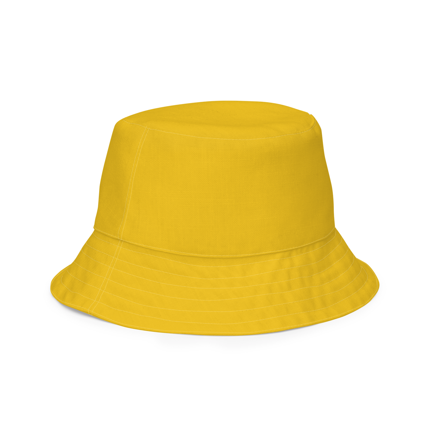 The FLOWER LOVE Collection - "Sunflower Sisters" Design Premium Reversible Bucket Hat - Yellow Inside - Sunflower Hat, Gifts for Her