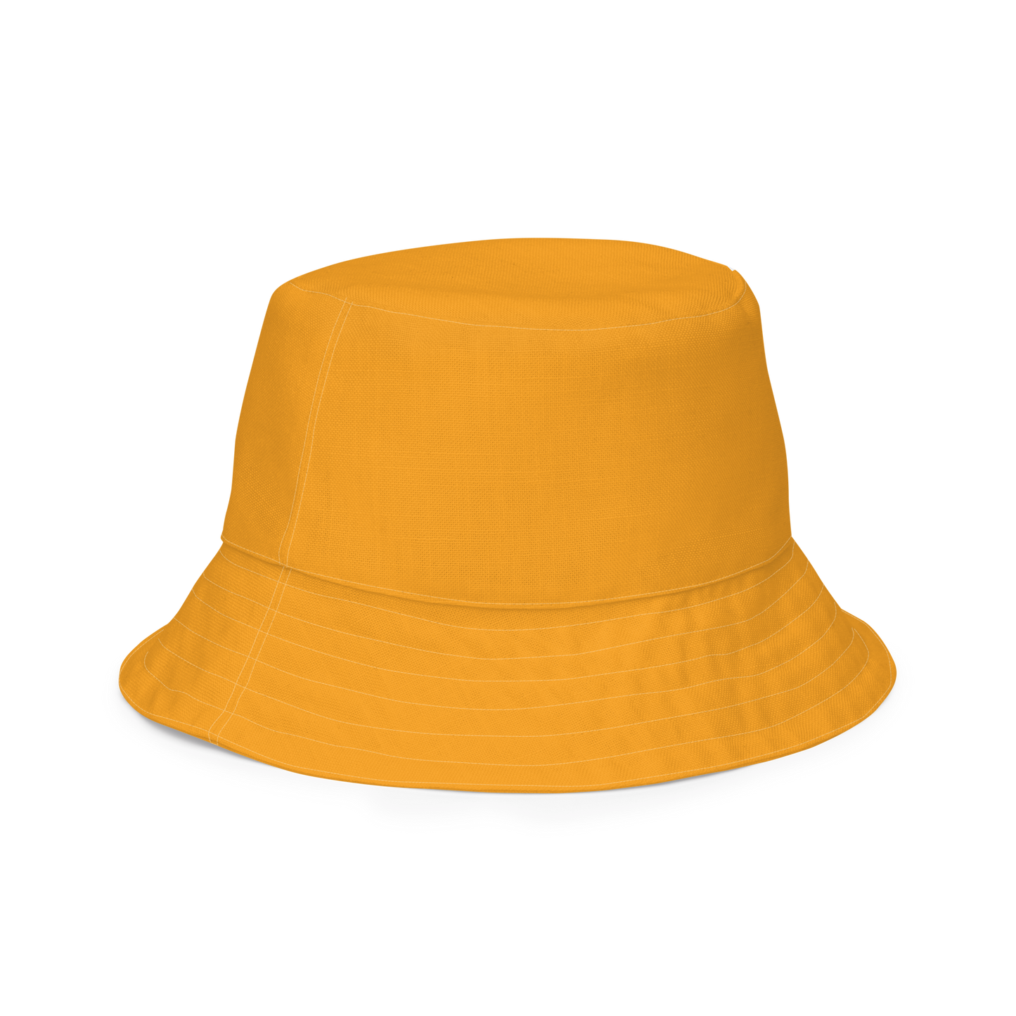 The FLOWER LOVE Collection - "Butterfly on a Bloom" Design Premium Reversible Bucket Hat - Orange Inside - Beach Hat, Gifts for Her