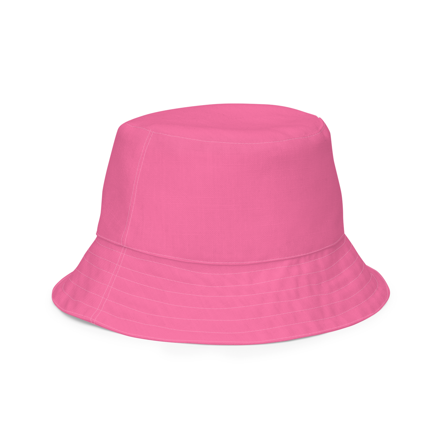 The FLOWER LOVE Collection - "Pretty Pink Poppies" Design Premium Reversible Bucket Hat - Pink Inside - Beach Hat, Gifts for Her