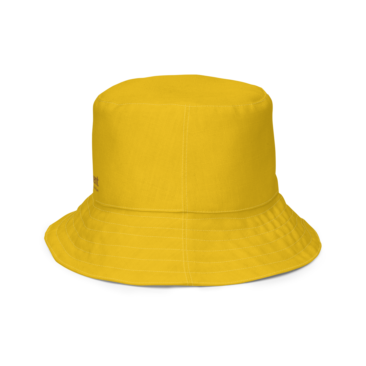 The FLOWER LOVE Collection - "Sunflower Sisters" Design Premium Reversible Bucket Hat - Yellow Inside - Sunflower Hat, Gifts for Her