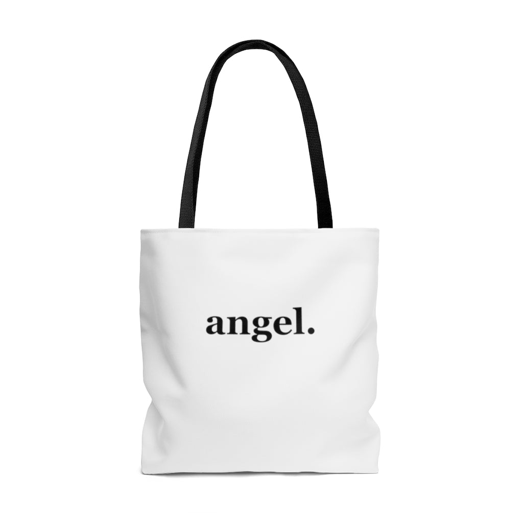 word love. - "angel." design tote bag - available in 3 sizes