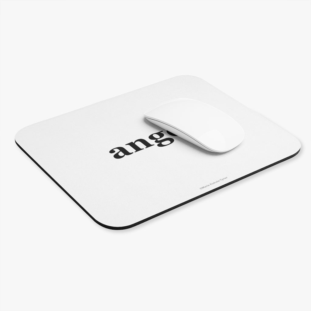word love. - "angel." design mouse pad