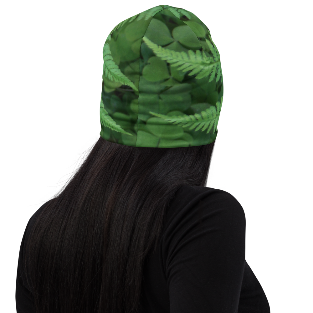 The EARTH LOVE Collection - "A Forest Fern" Design Beanie - Lightweight, Cute Chemo Hat