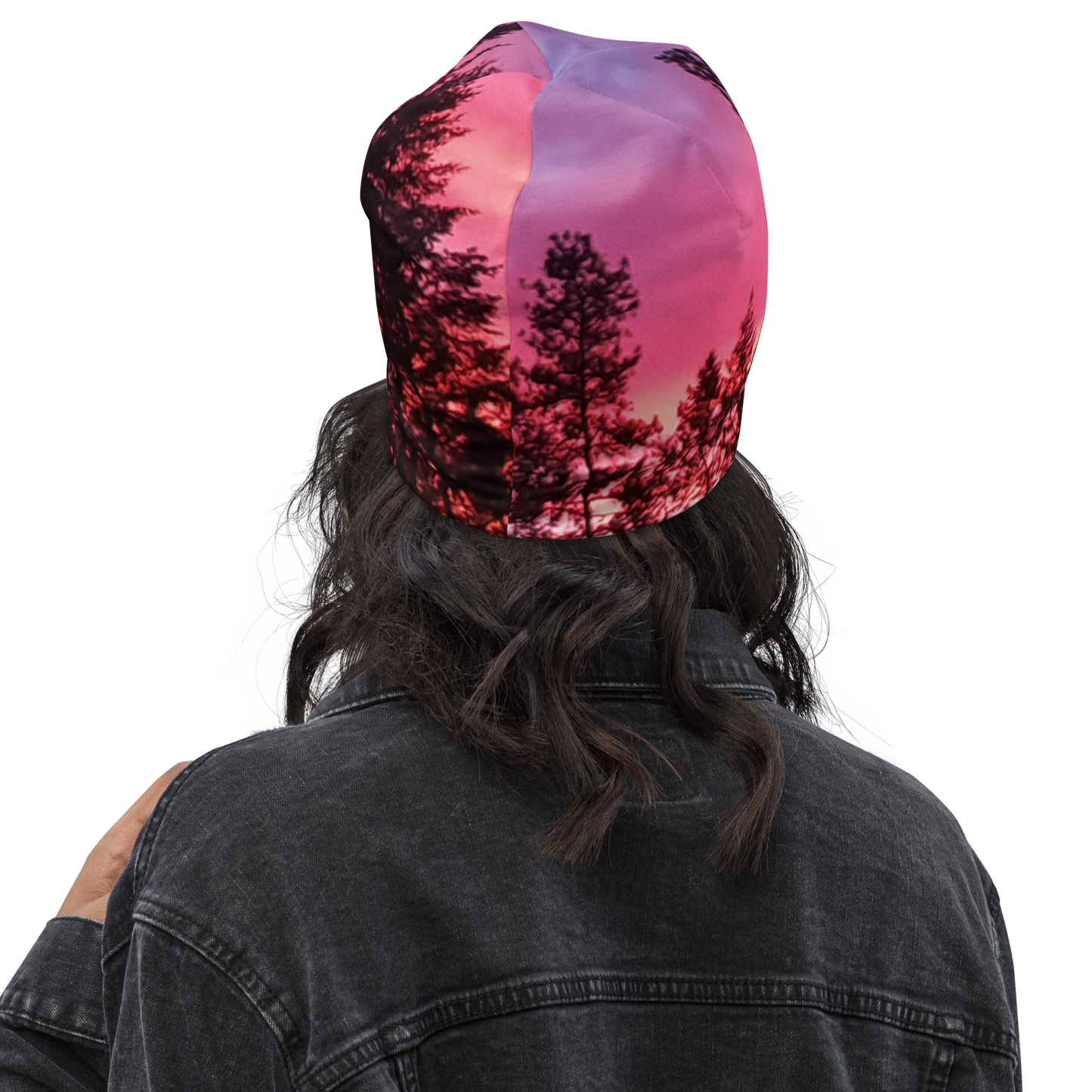 The EARTH LOVE Collection - "Sunset Silhouettes" Design Beanie - Lightweight, Cute Chemo Hat