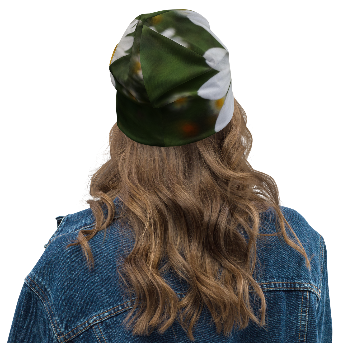 The FLOWER LOVE Collection - "Daisy Daydreams" Design Beanie - Lightweight, Cute Chemo Hat