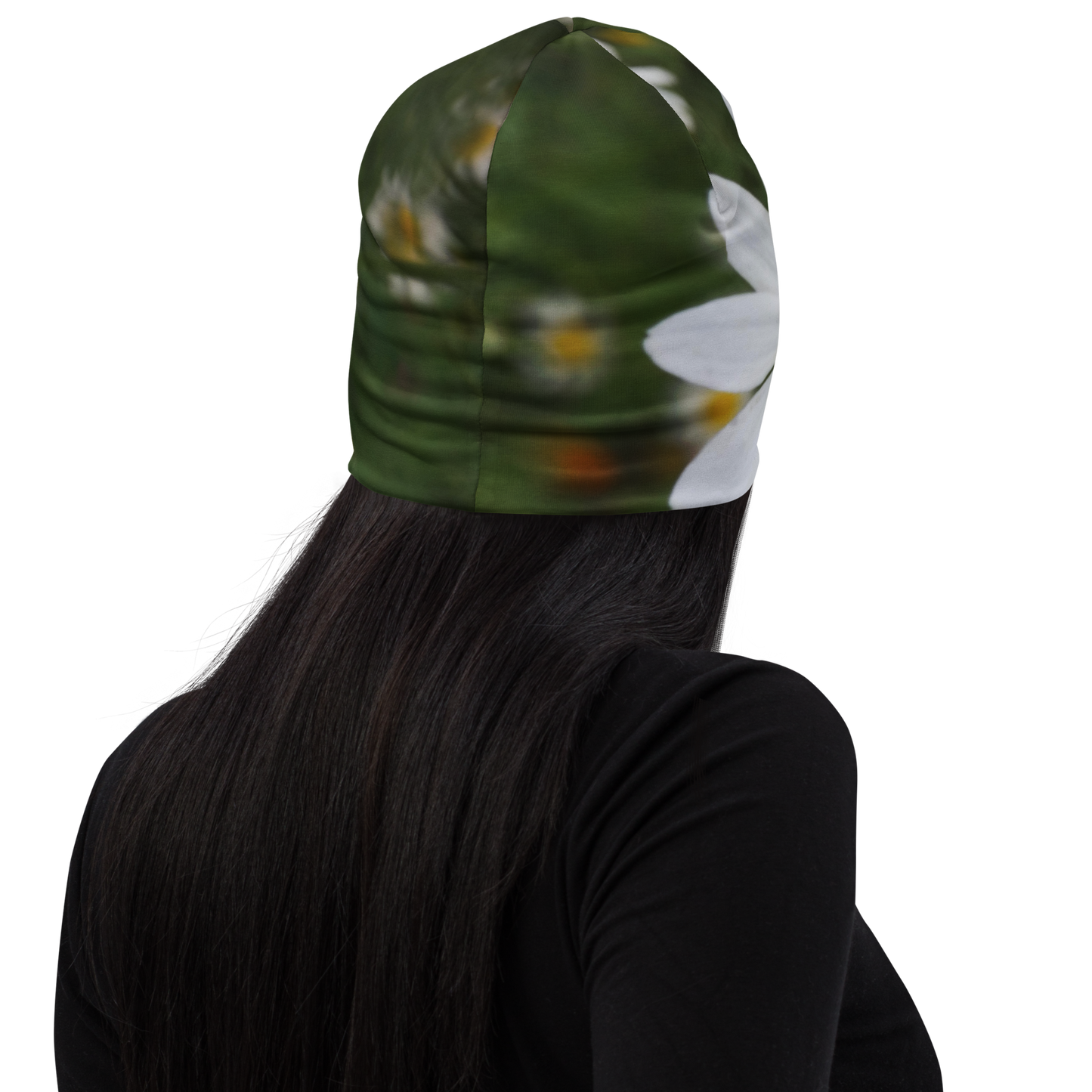 The FLOWER LOVE Collection - "Daisy Daydreams" Design Beanie - Lightweight, Cute Chemo Hat