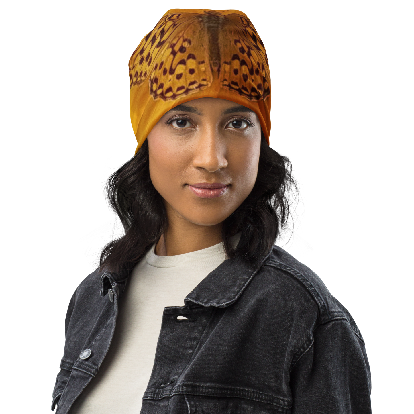 The FLOWER LOVE COLLECTION - "Butterfly Beauty" Design Beanie - Lightweight, Cute Chemo Hat
