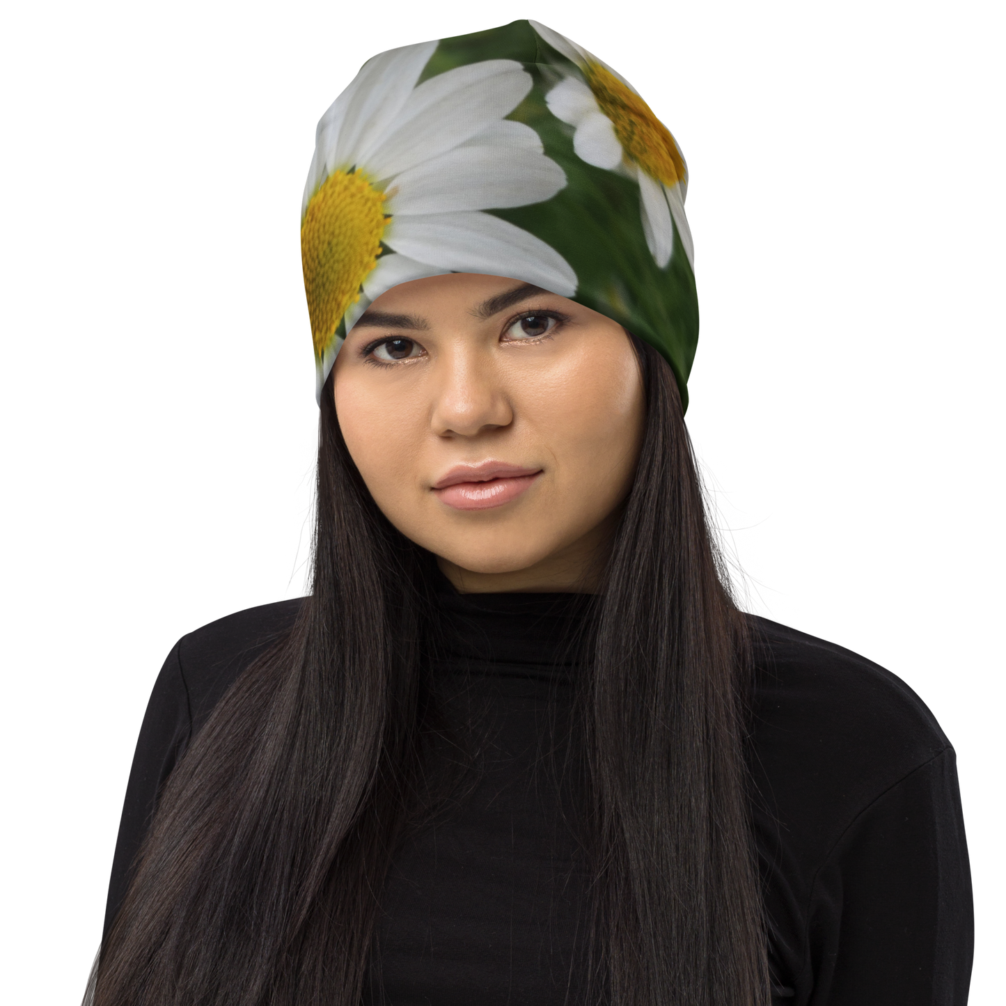The FLOWER LOVE Collection - "Daisy Daydreams" Design Beanie - Lightweight, Cute Chemo Hat