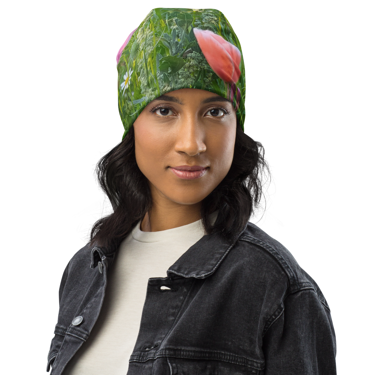 The FLOWER LOVE Collection - "Wildflower Wonder" Design Beanie - Lightweight, Cute Chemo Hat