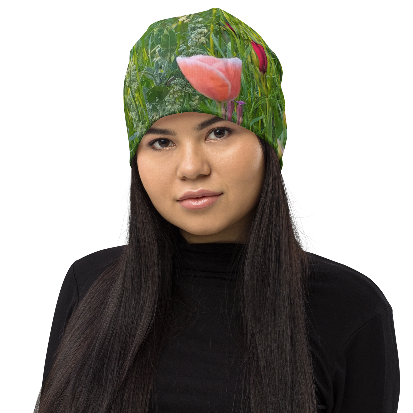 The FLOWER LOVE Collection - "Wildflower Wonder" Design Beanie - Lightweight, Cute Chemo Hat