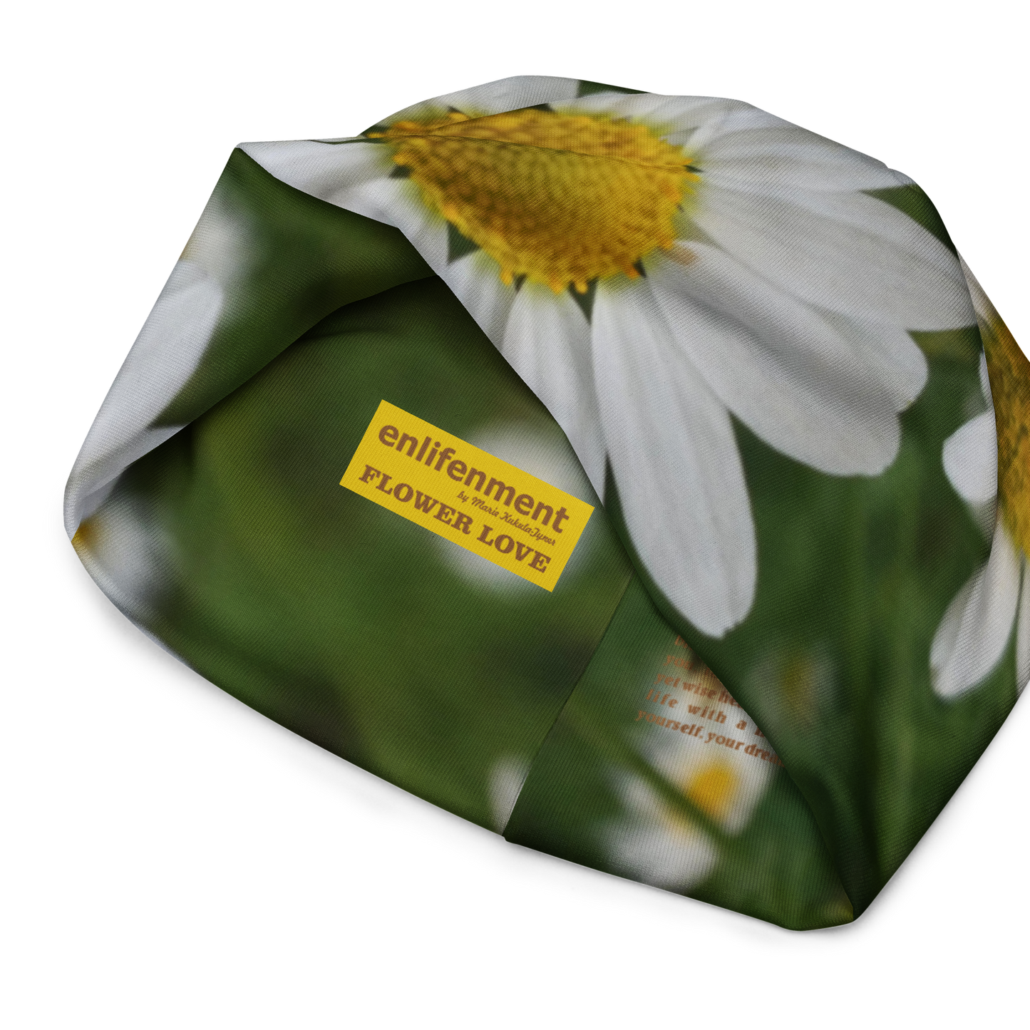 The FLOWER LOVE Collection - "Daisy Daydreams" Design Beanie - Lightweight, Cute Chemo Hat
