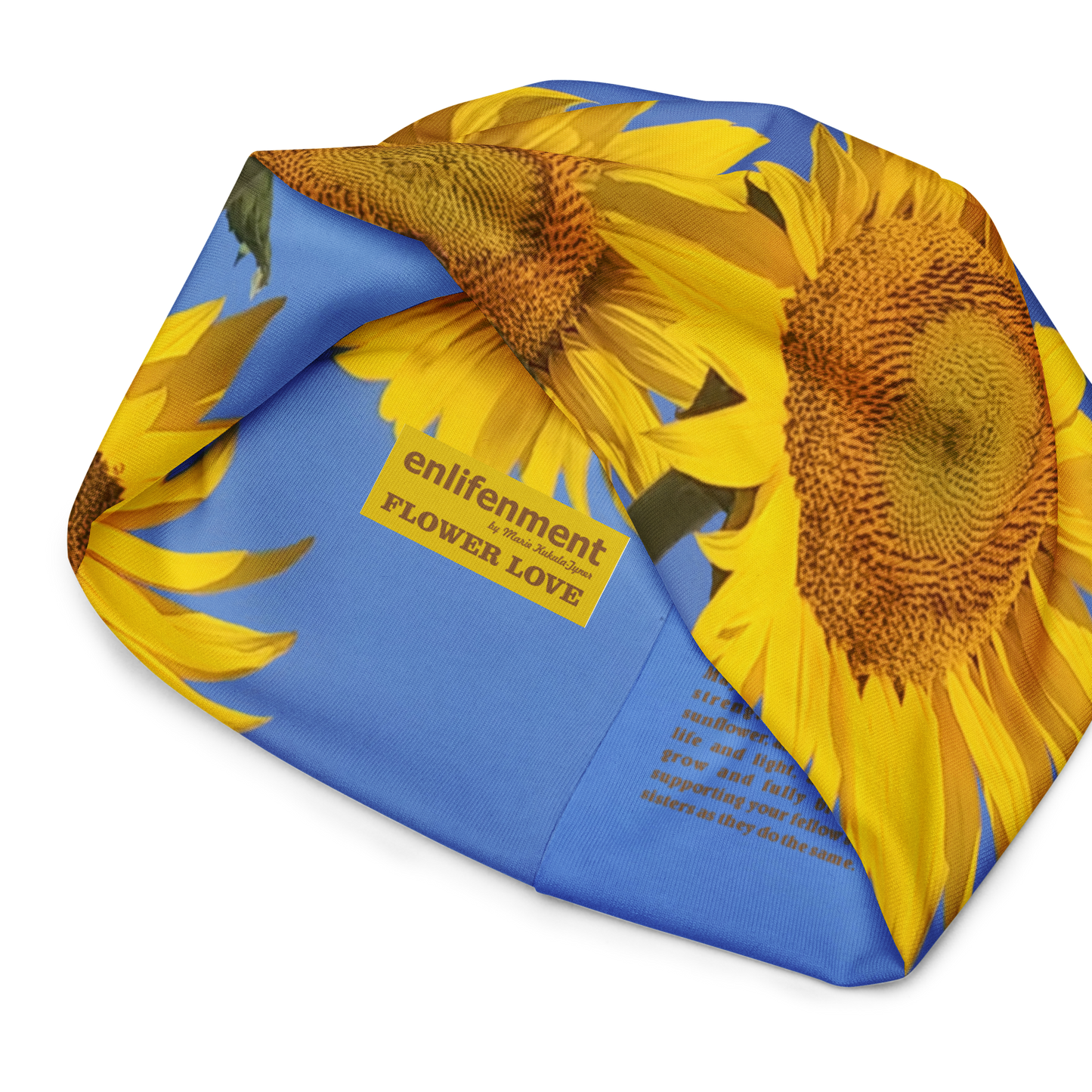 The FLOWER LOVE Collection - "Sunflower Sisters" Design Beanie - Lightweight, Cute Chemo Hat