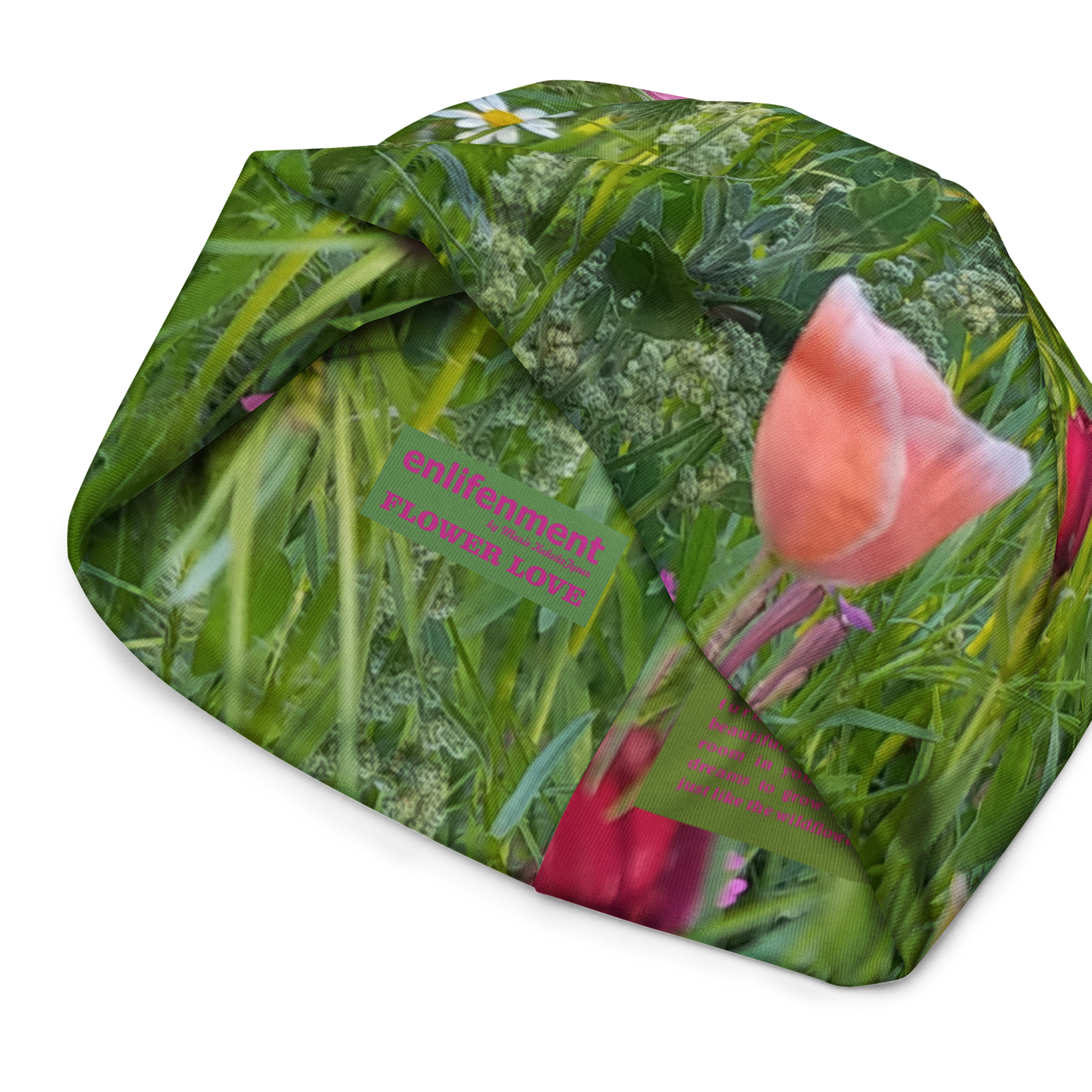 The FLOWER LOVE Collection - "Wildflower Wonder" Design Beanie - Lightweight, Cute Chemo Hat