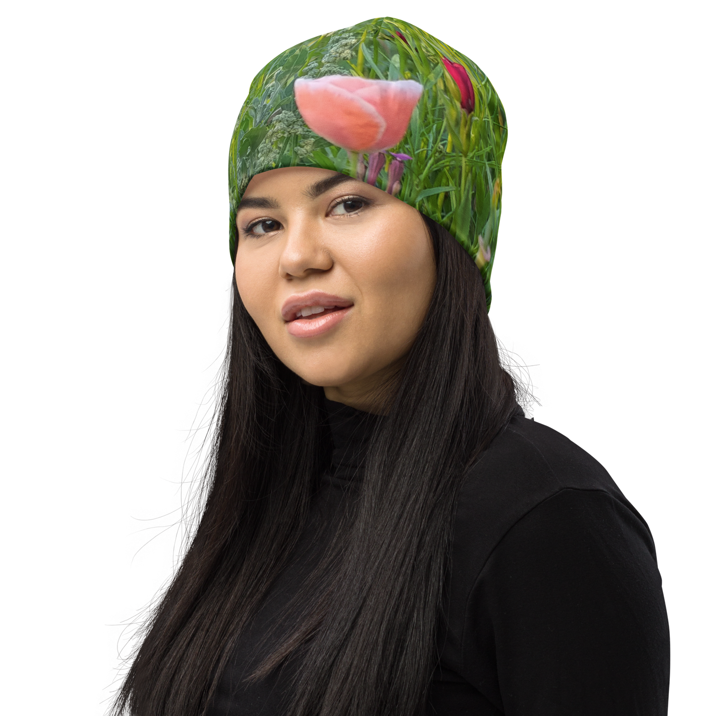 The FLOWER LOVE Collection - "Wildflower Wonder" Design Beanie - Lightweight, Cute Chemo Hat