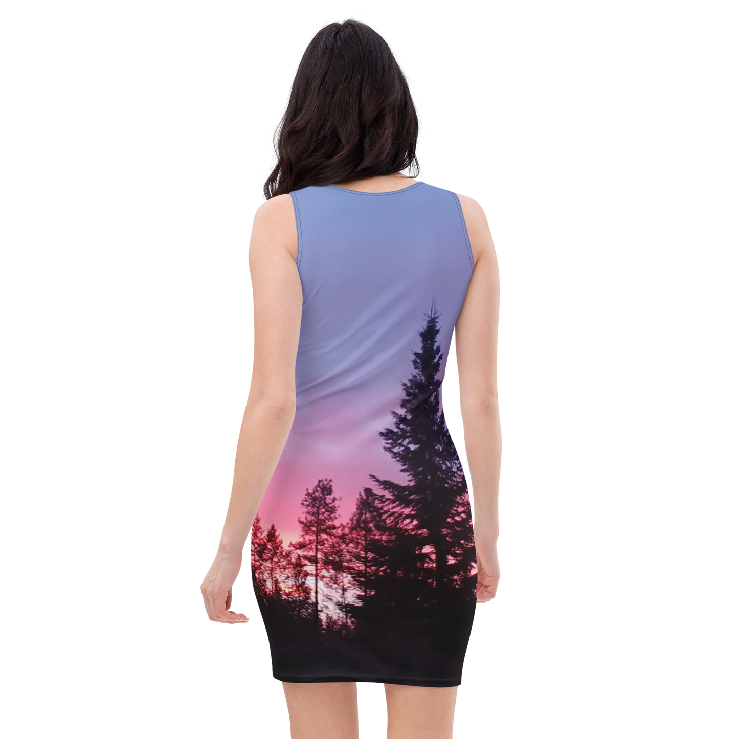 The EARTH LOVE Collection - "Sunset Silhouettes" Design Tank Dress