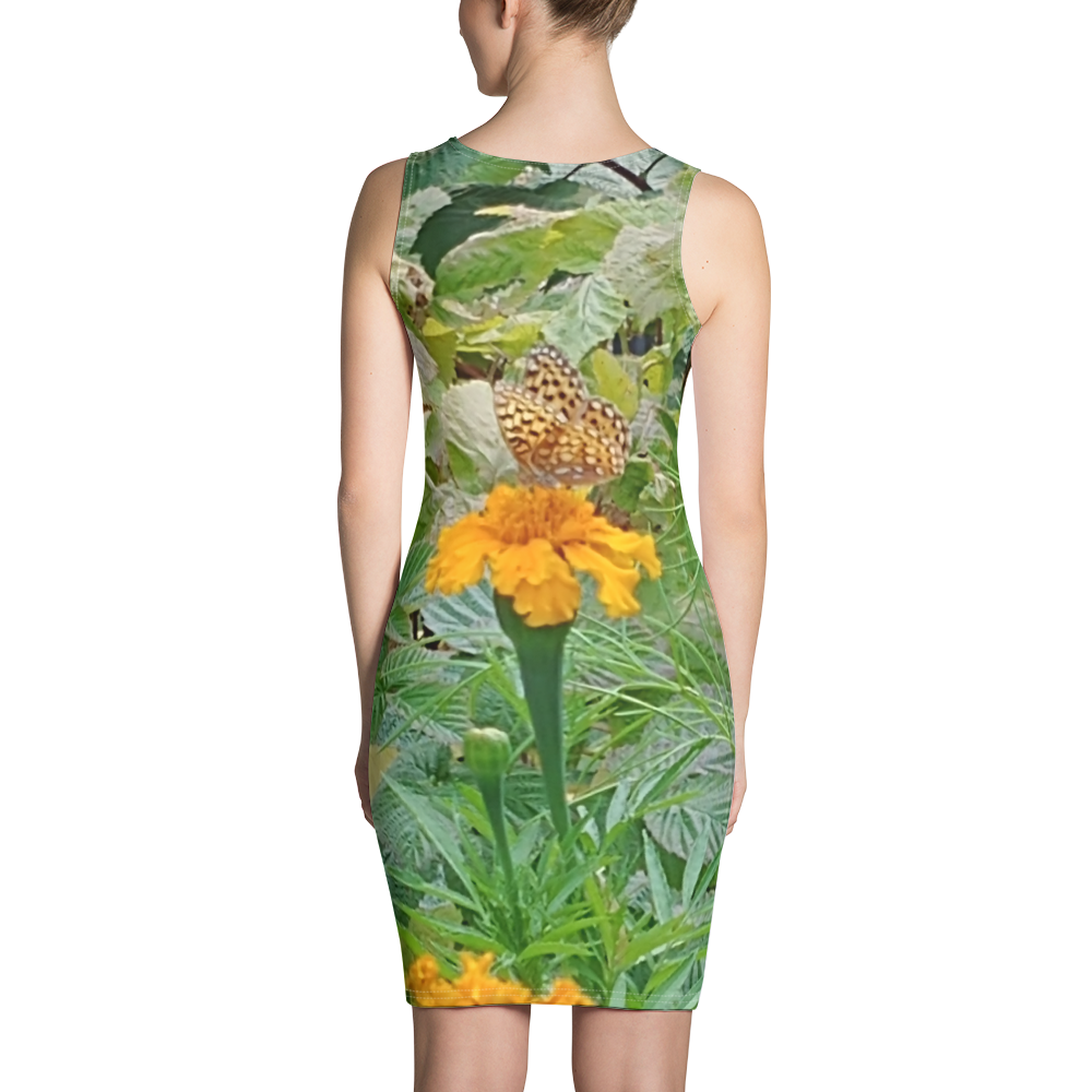 The FLOWER LOVE Collection - "Butterfly on a Bloom" Design Tank Dress