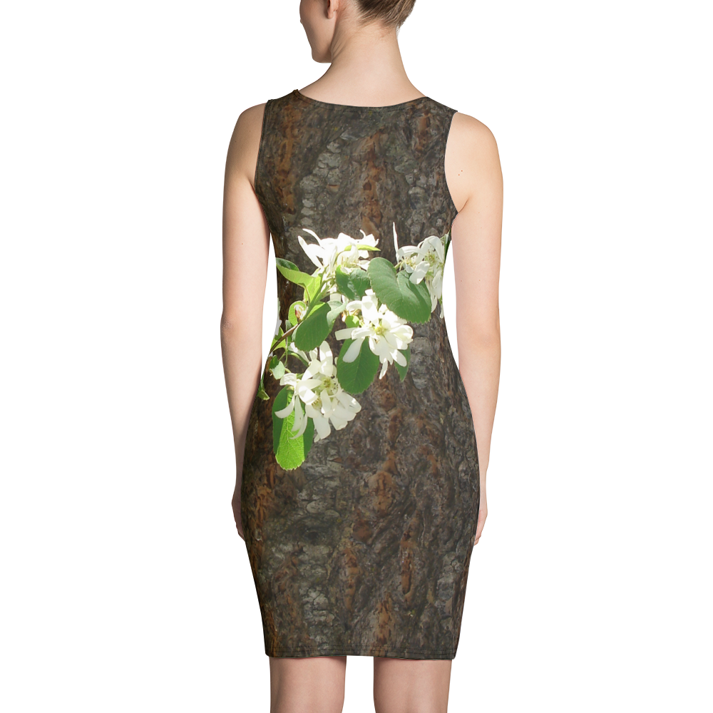 The EARTH LOVE Collection - "Bark & Blossom Bliss" Design Tank Dress
