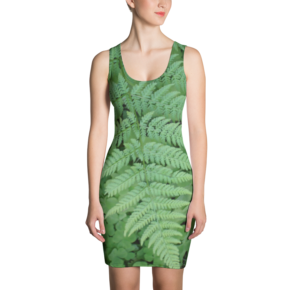 The EARTH LOVE Collection - "A Forest Fern" Design Tank Dress enlifenment The EARTH LOVE Collection - "A Forest Fern" Design Tank Dress enlifenment