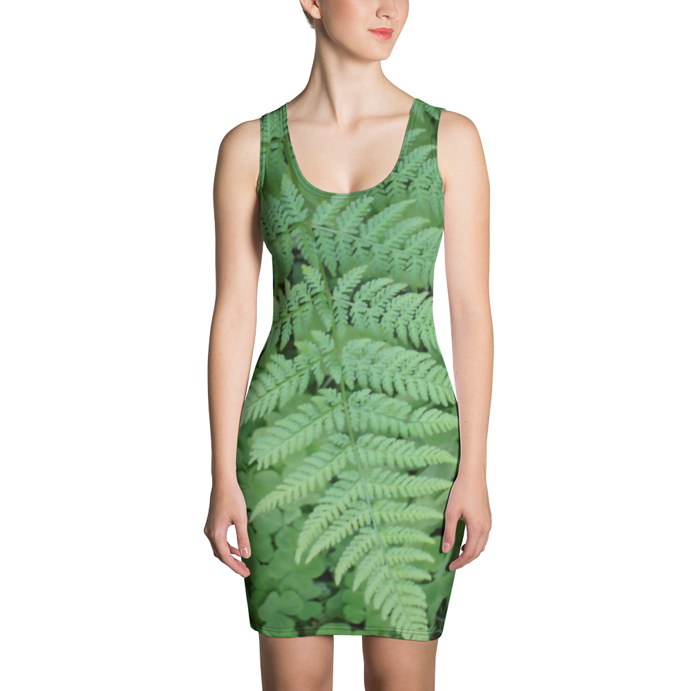 The EARTH LOVE Collection - "A Forest Fern" Design Tank Dress