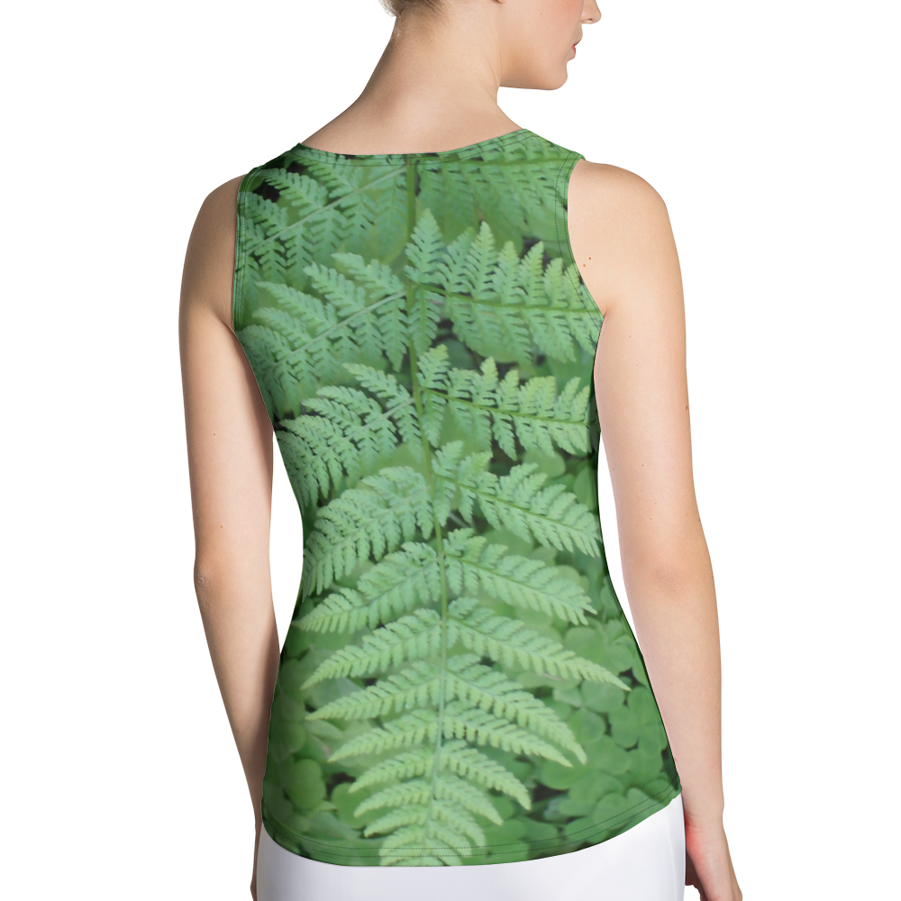 The EARTH LOVE Collection - "A Forest Fern" Design Tank Top