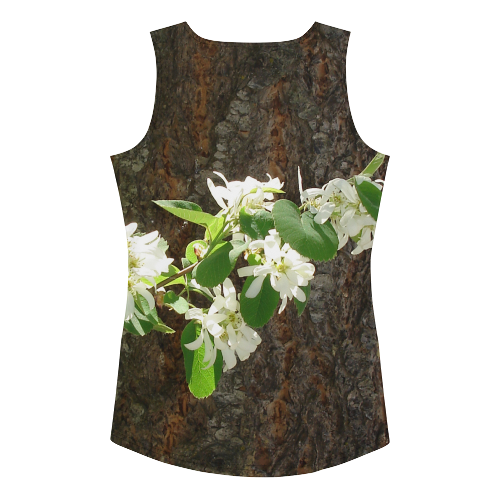 The EARTH LOVE Collection - "Bark & Blossom Bliss" Design Tank Top