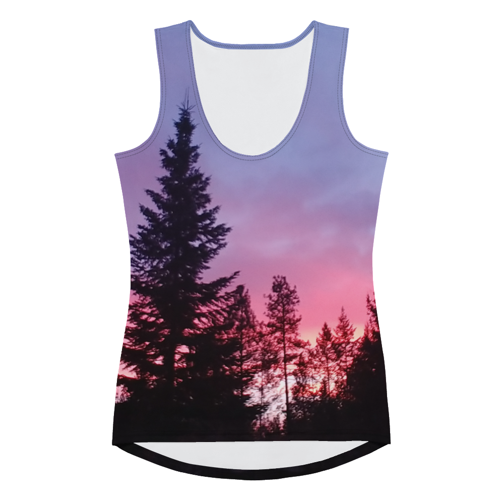 The EARTH LOVE Collection - "Sunset Silhouettes" Design Tank Top