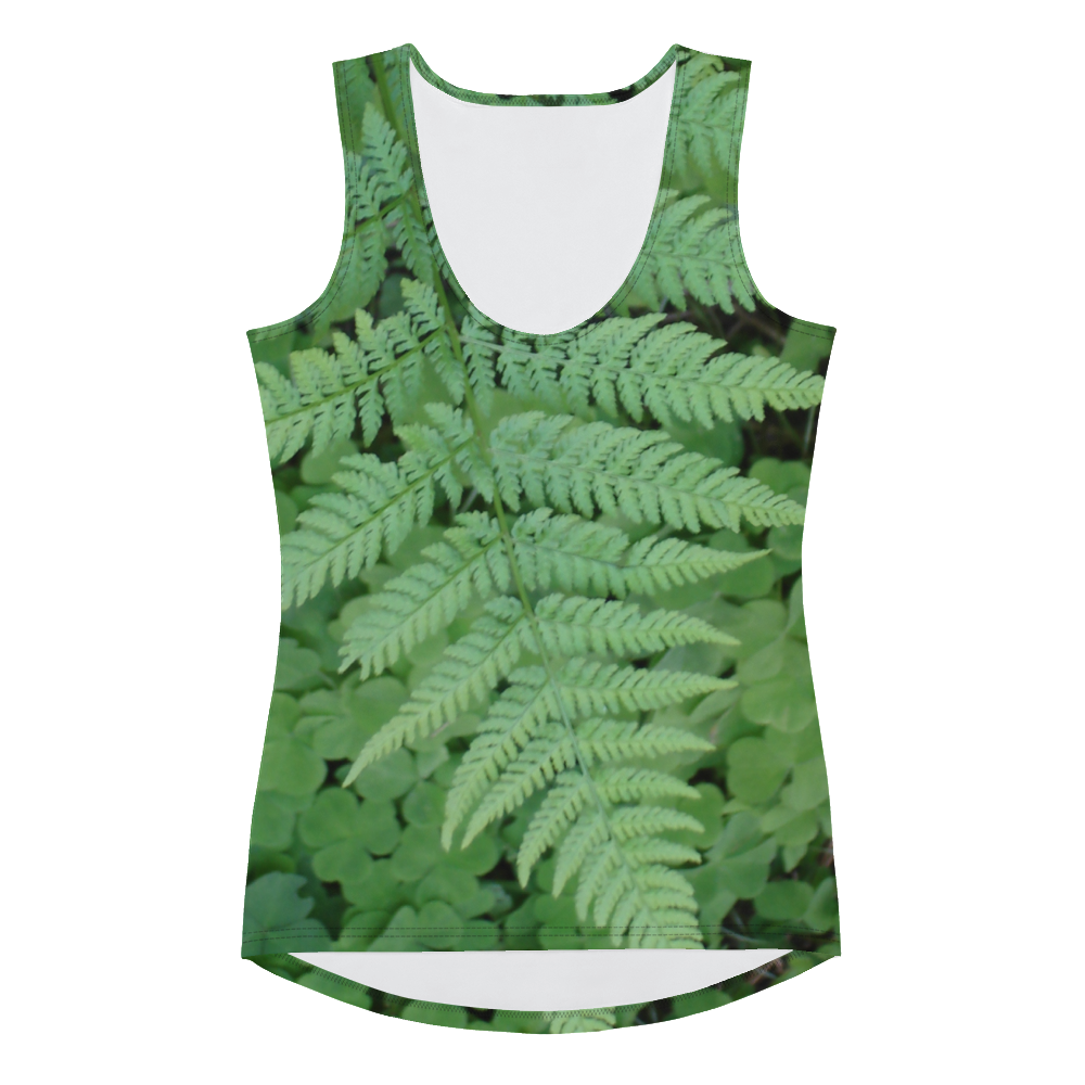 The EARTH LOVE Collection - "A Forest Fern" Design Tank Top