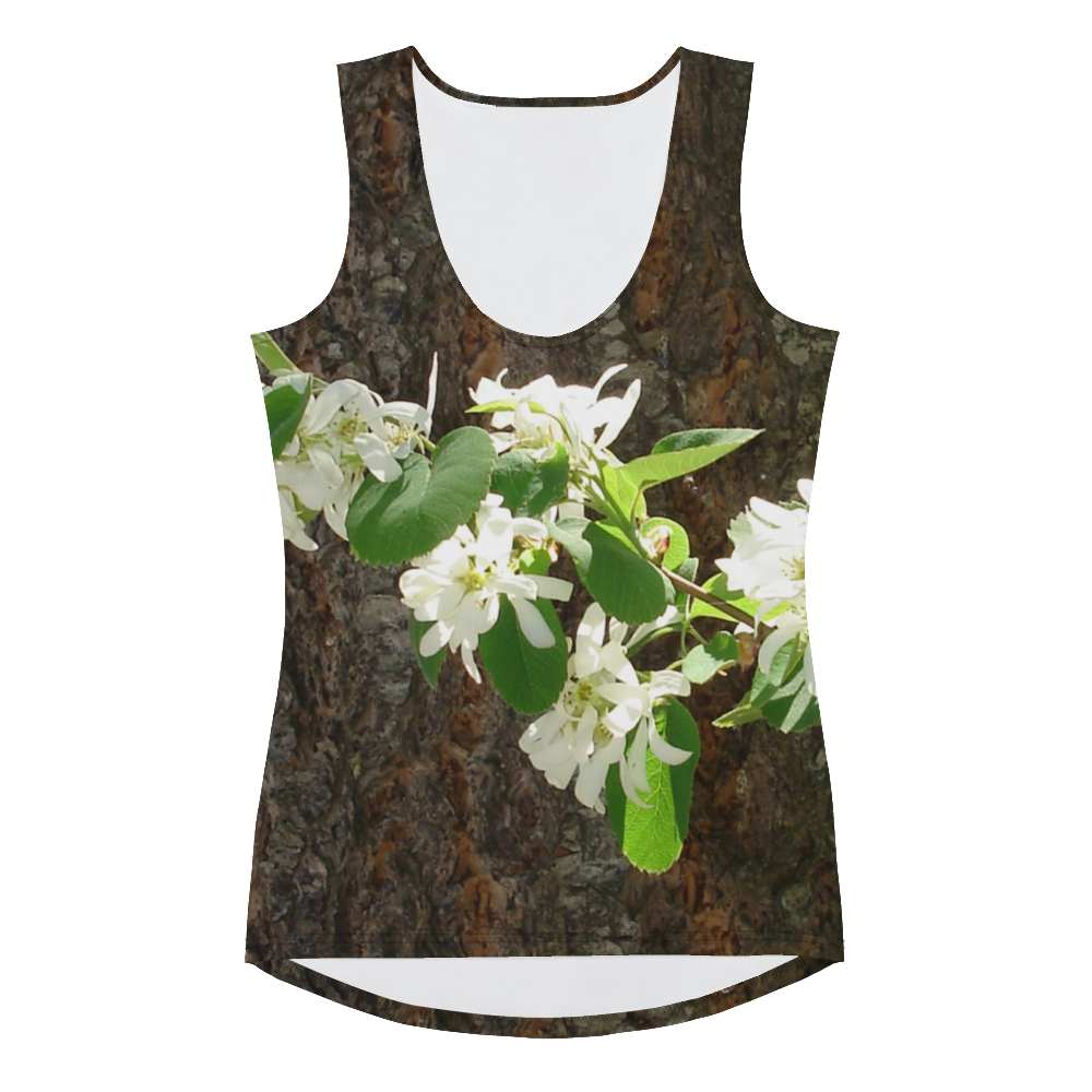 The EARTH LOVE Collection - "Bark & Blossom Bliss" Design Tank Top