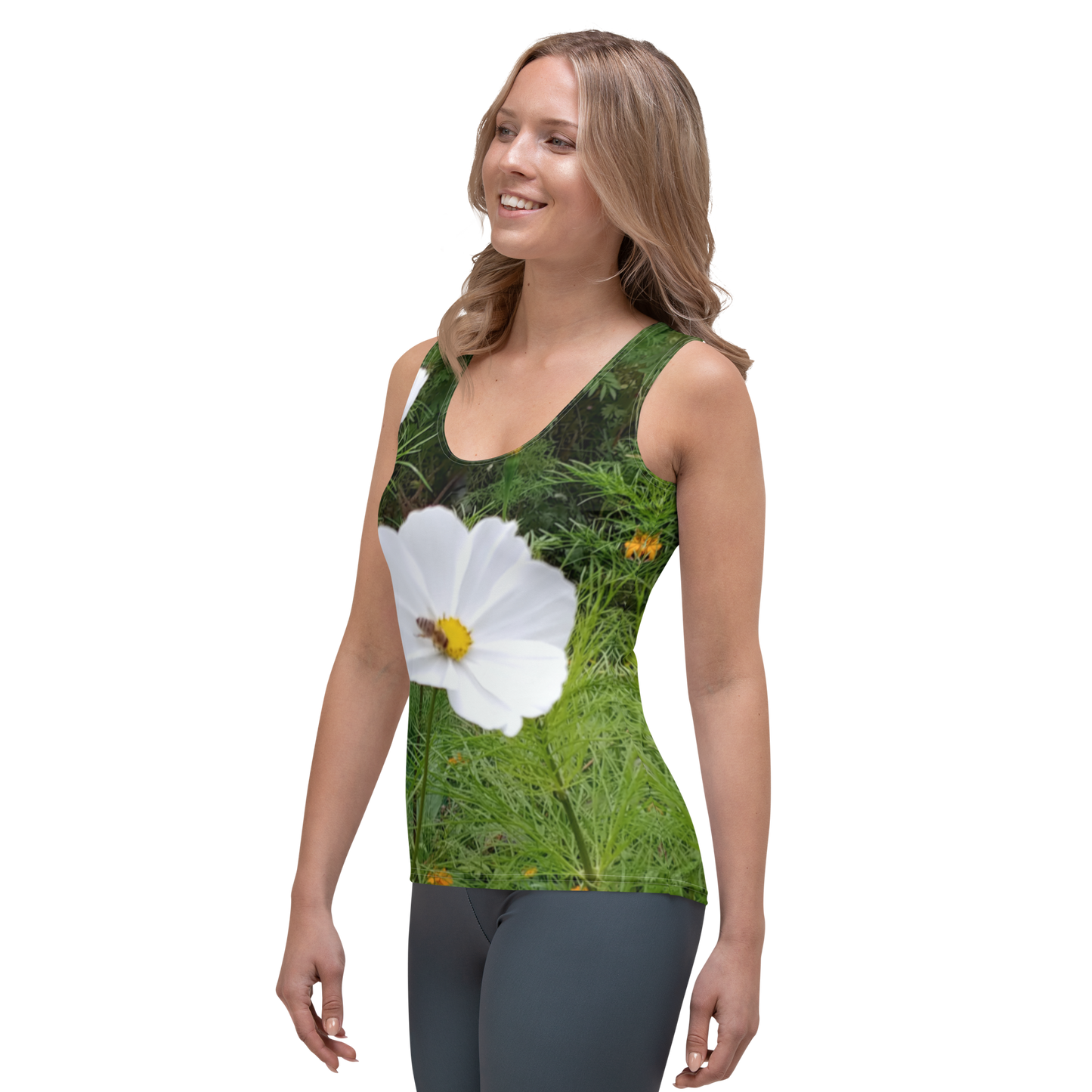 The FLOWER LOVE Collection - "Captivating Cosmos" Design Tank Top