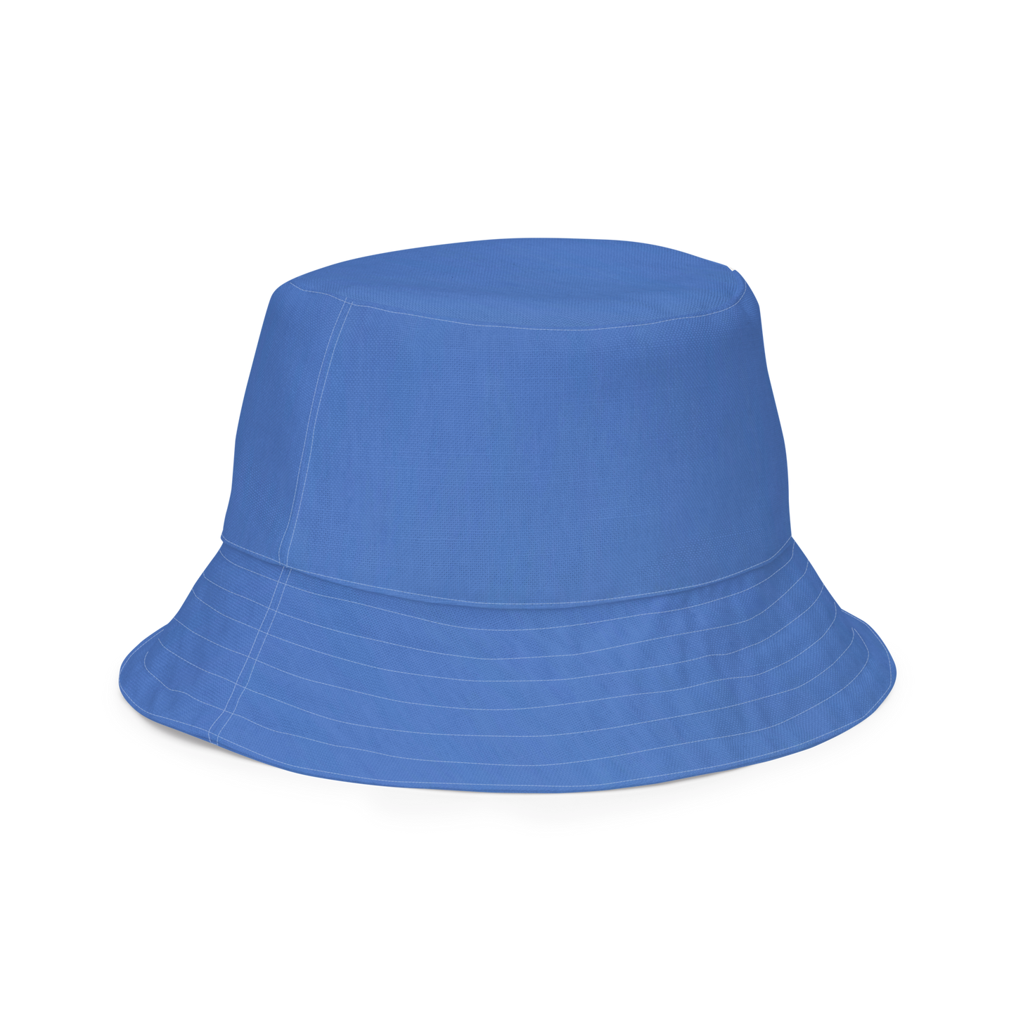 The FLOWER LOVE Collection - "Sunflower Sisters" Design Premium Reversible Bucket Hat - Blue Inside - Beach Hat, Gifts for Her