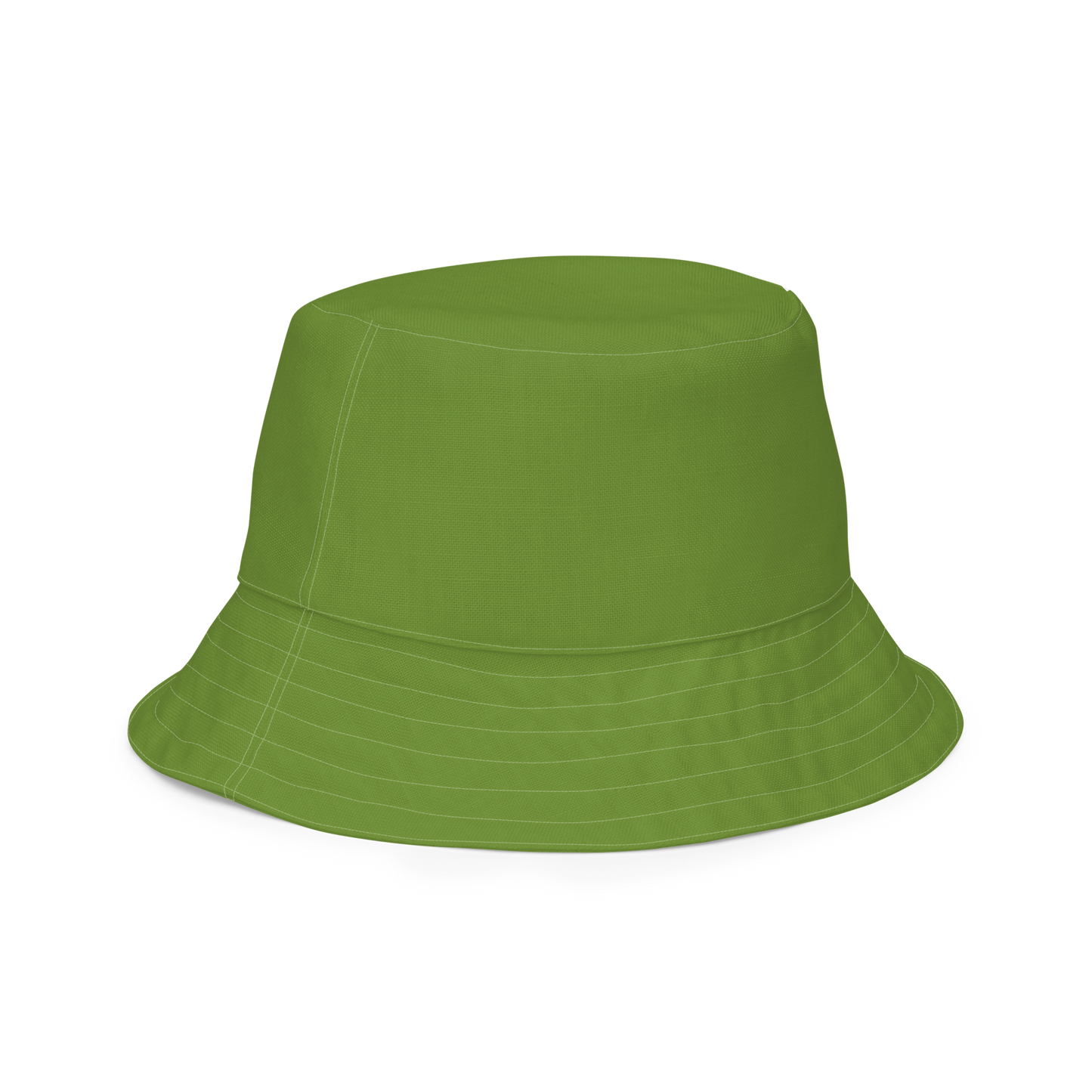 The FLOWER LOVE Collection - "Butterfly on a Bloom" Design Premium Reversible Bucket Hat - Green Inside - Beach Hat, Gifts for Her