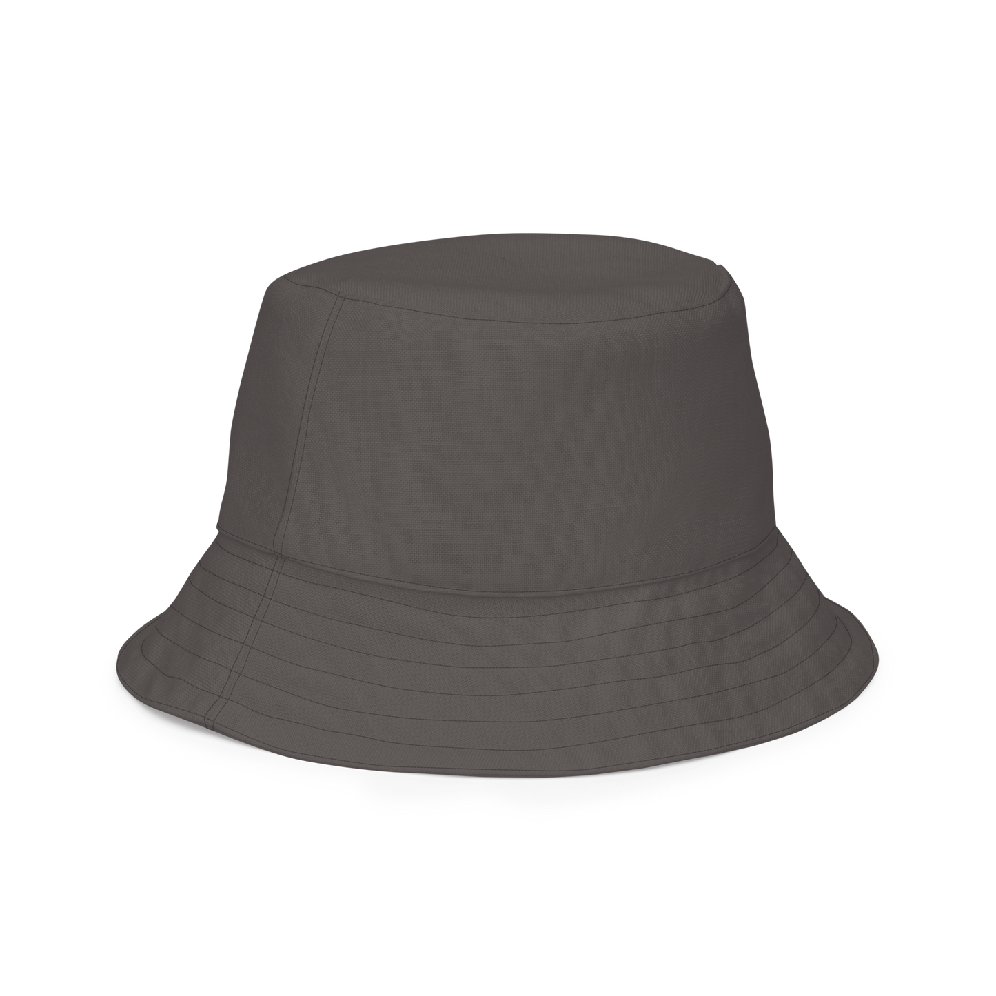 The EARTH LOVE Collection - "Rock Renaissance" Design Premium Reversible Bucket Hat - Dark Gray Inside - Beach Hat, Gifts for Her, Gifts for Him