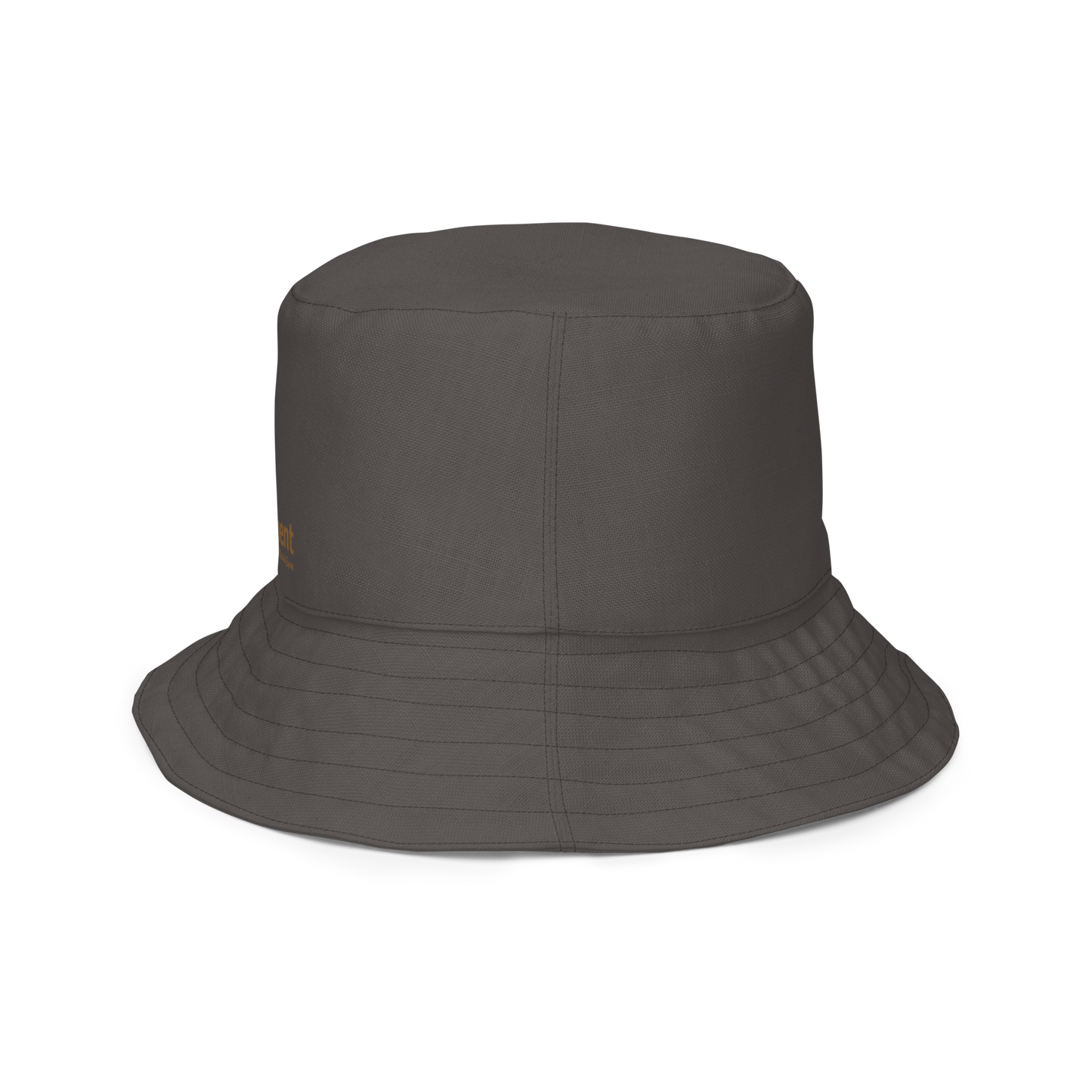 The EARTH LOVE Collection - "Rock Renaissance" Design Premium Reversible Bucket Hat - Dark Gray Inside - Beach Hat, Gifts for Her, Gifts for Him