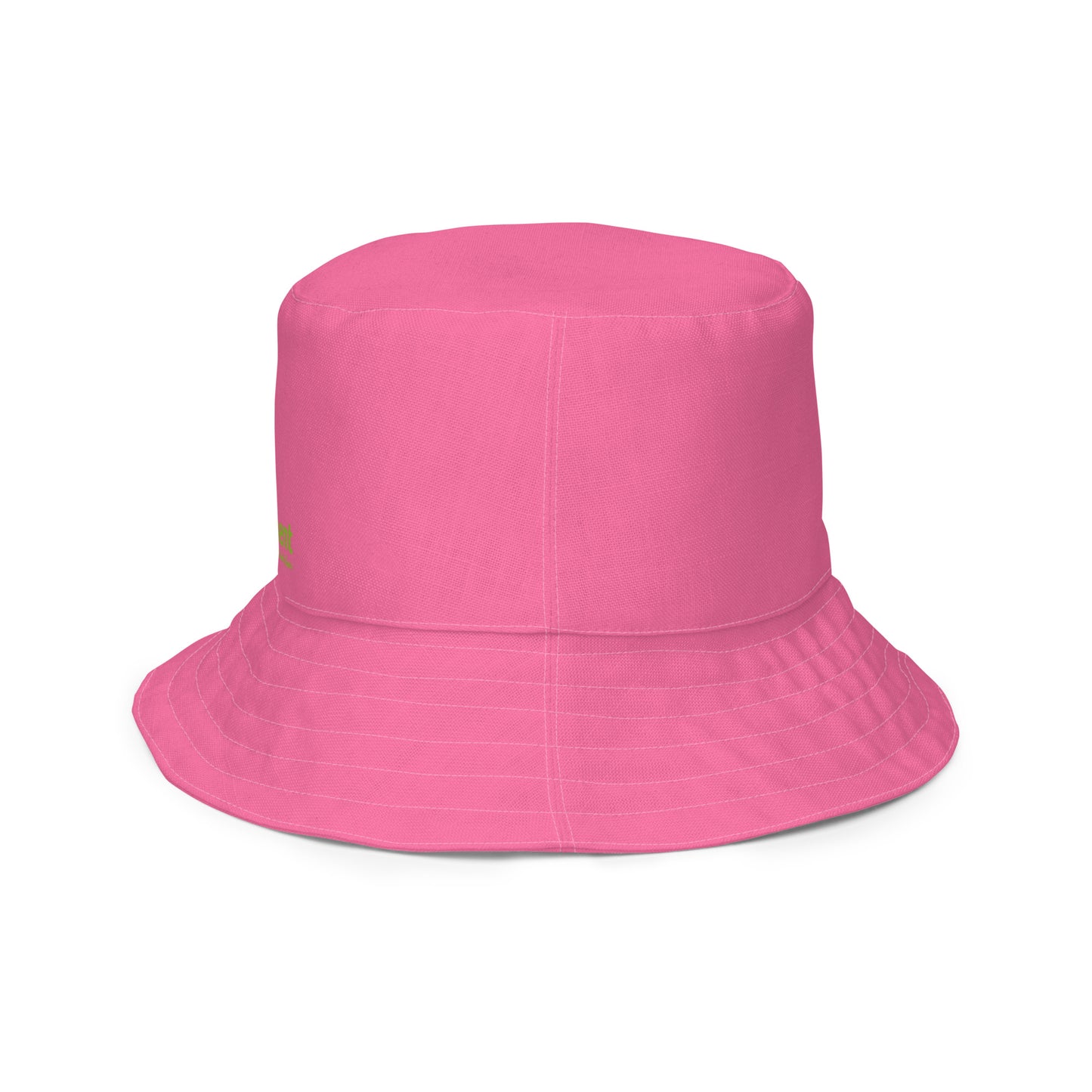 The FLOWER LOVE Collection - "Wildflower Wonder" Design Premium Reversible Bucket Hat - Pink Inside - Wildflower Hat, Gifts for Her