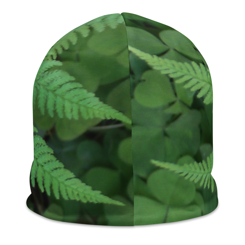 The EARTH LOVE Collection - "A Forest Fern" Design Beanie - Lightweight, Cute Chemo Hat