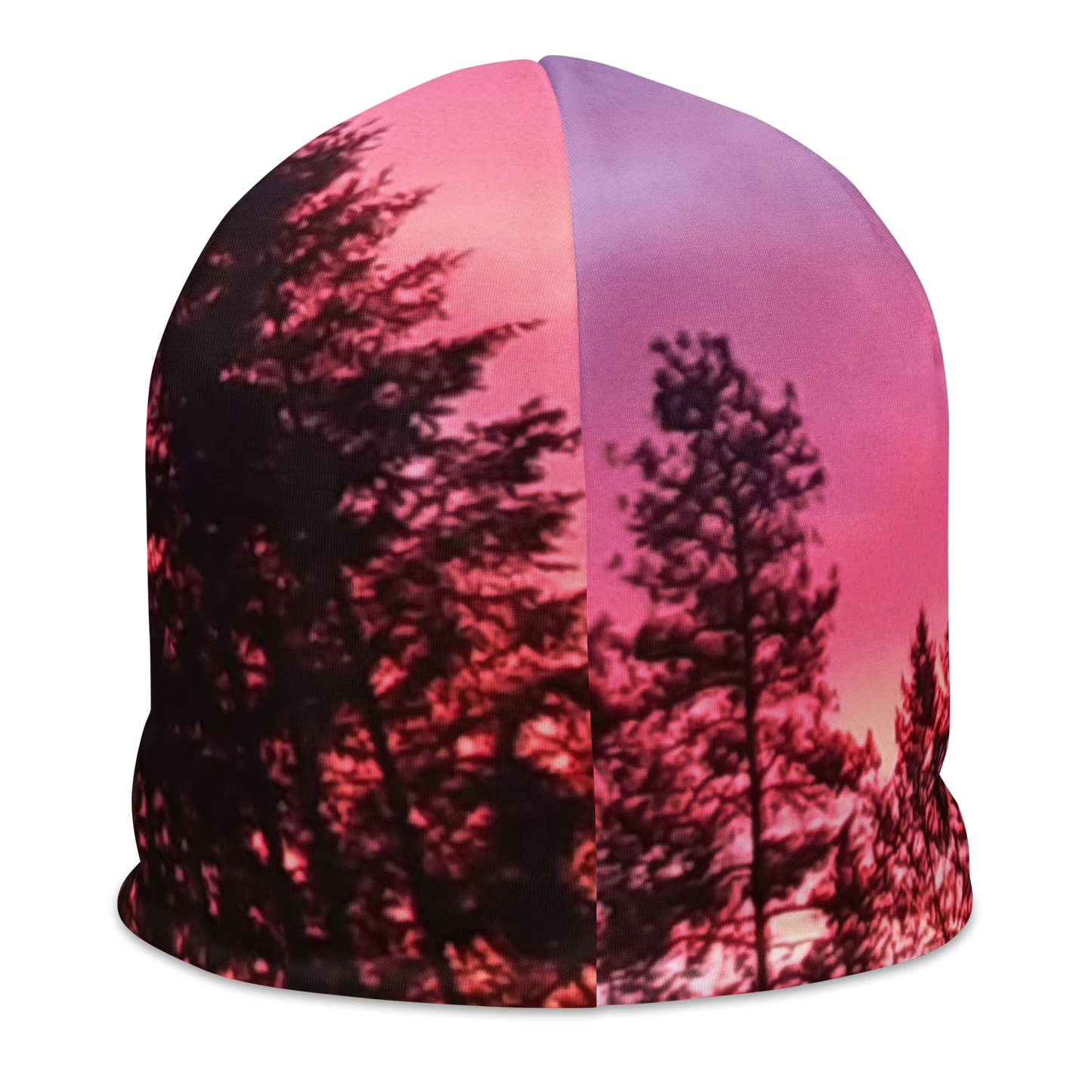 The EARTH LOVE Collection - "Sunset Silhouettes" Design Beanie - Lightweight, Cute Chemo Hat
