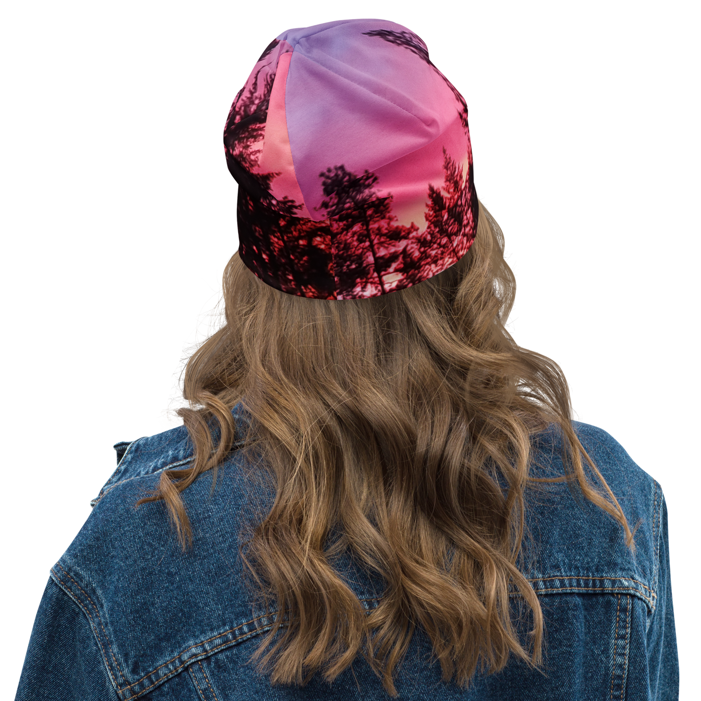 The EARTH LOVE Collection - "Sunset Silhouettes" Design Beanie - Lightweight, Cute Chemo Hat