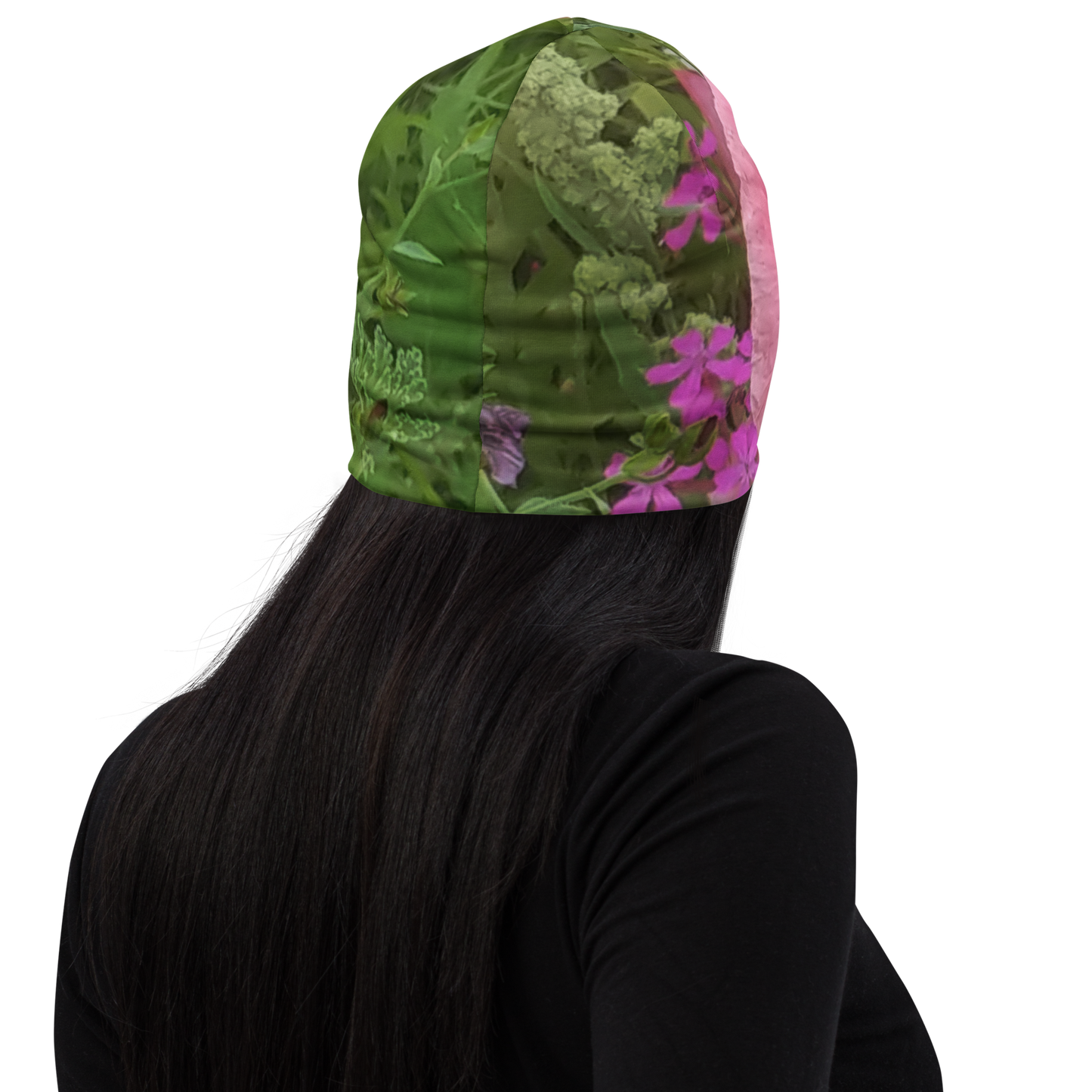 The FLOWER LOVE Collection - "Pretty Pink Poppies" Design Beanie - Lightweight, Cute Chemo Hat