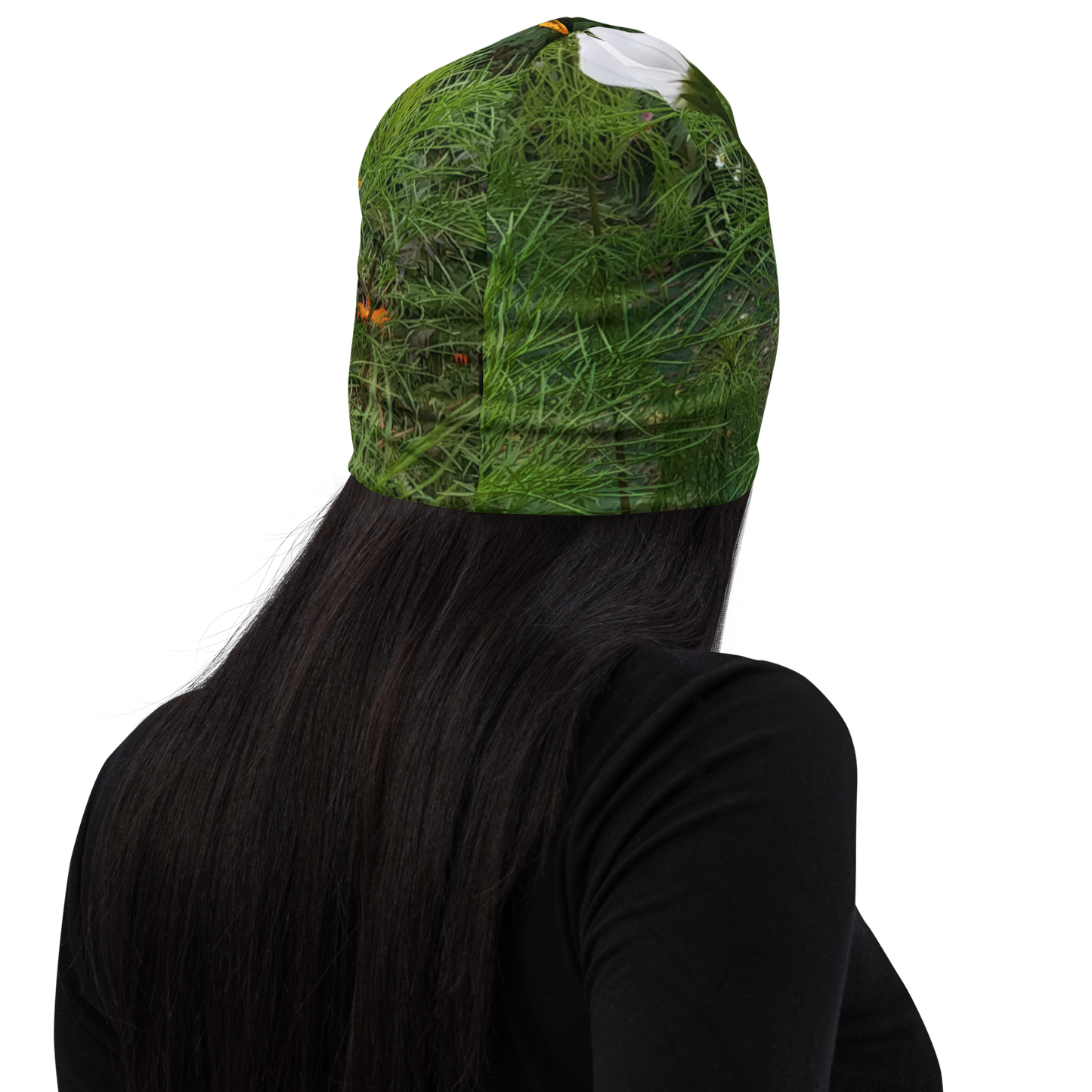 The FLOWER LOVE Collection - "Captivating Cosmos" Design Beanie - Lightweight, Cute Chemo Hat