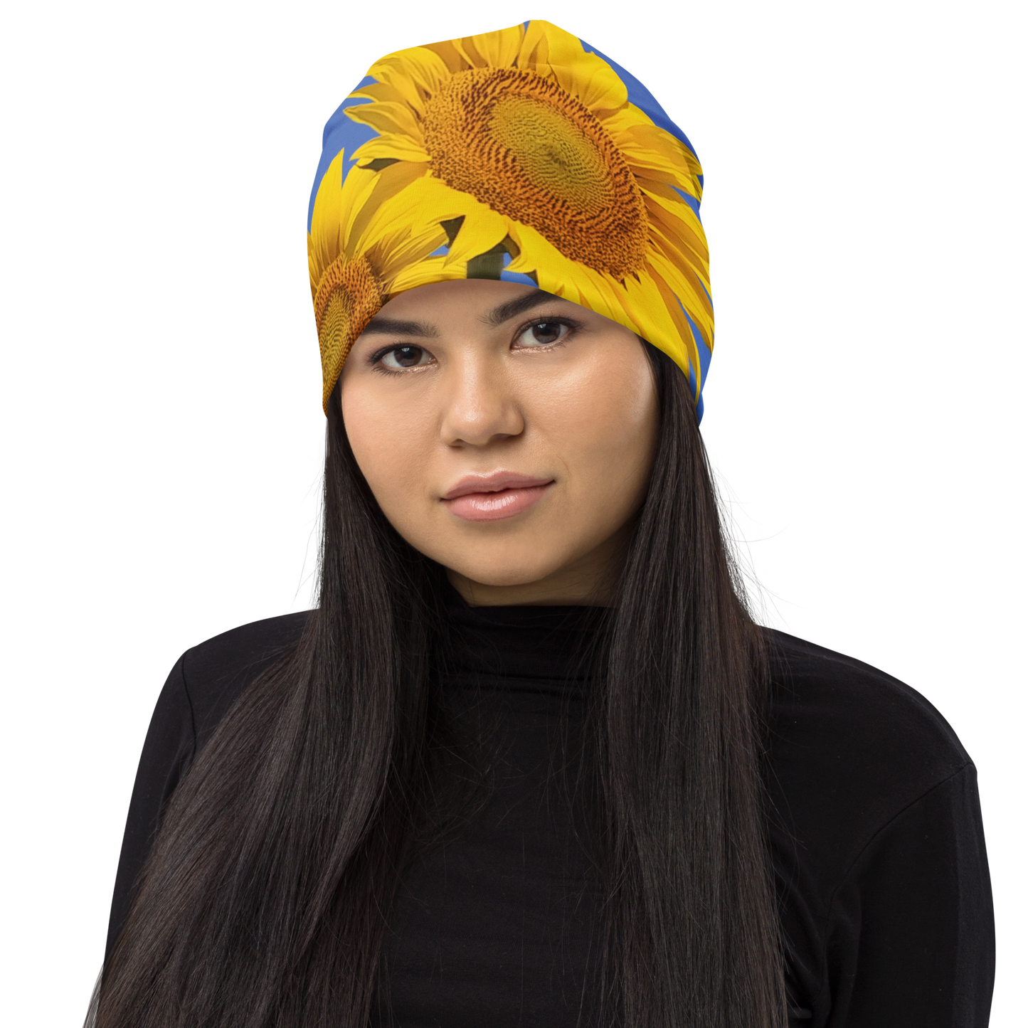 The FLOWER LOVE Collection - "Sunflower Sisters" Design Beanie - Lightweight, Cute Chemo Hat