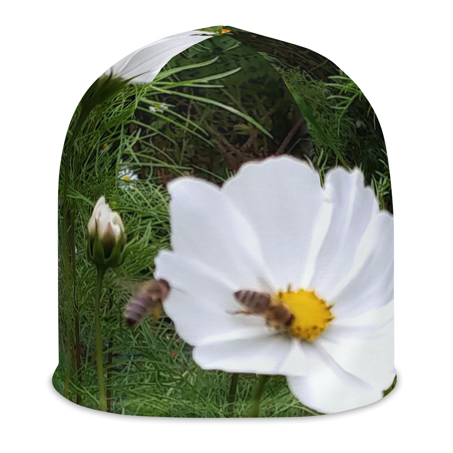 The FLOWER LOVE Collection - "Captivating Cosmos" Design Beanie - Lightweight, Cute Chemo Hat