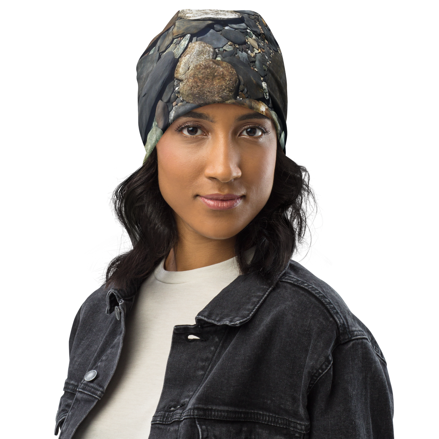 The EARTH LOVE Collection - "Rock Renaissance" Design Beanie - Lightweight, Cute Chemo Hat