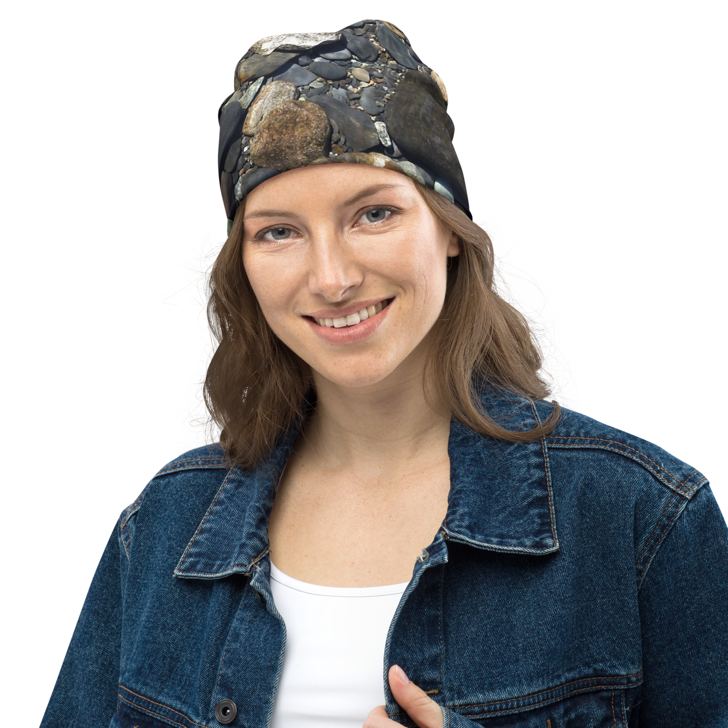 The EARTH LOVE Collection - "Rock Renaissance" Design Beanie - Lightweight, Cute Chemo Hat