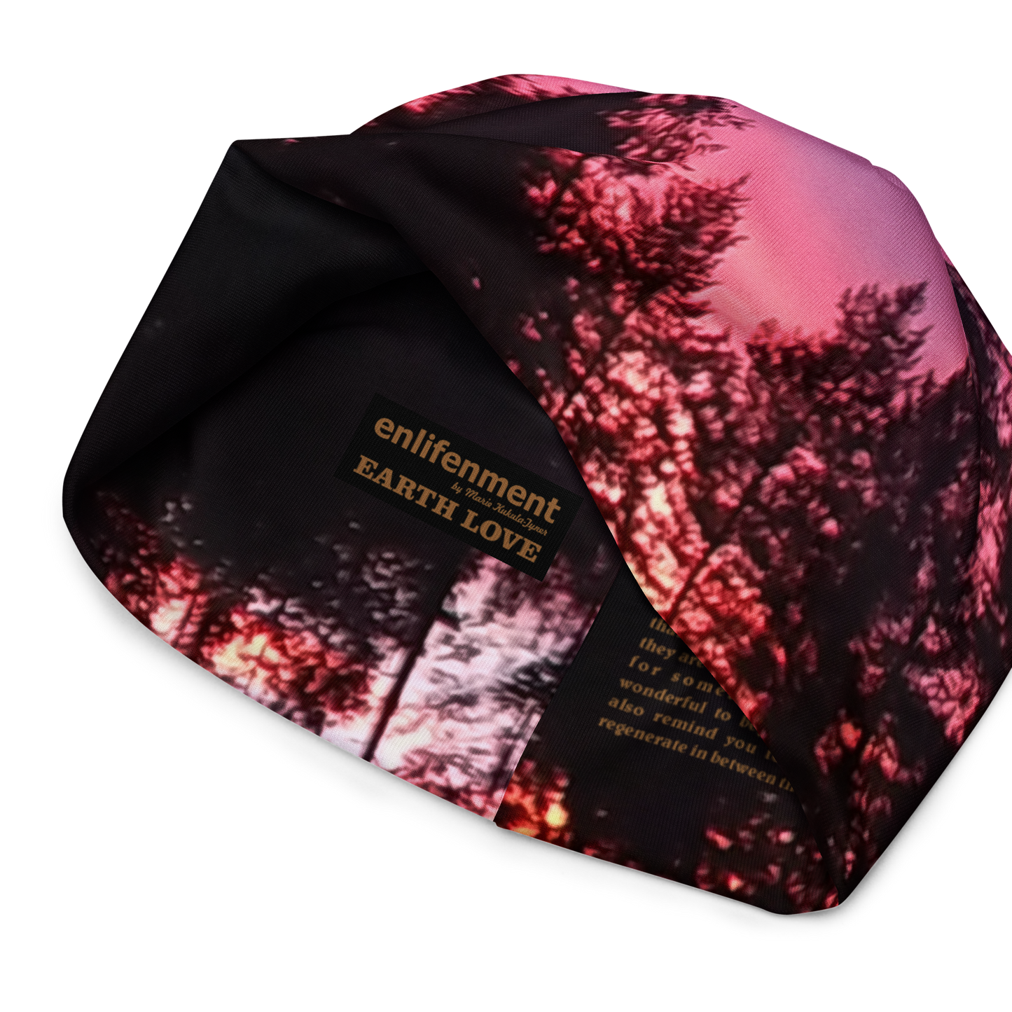 The EARTH LOVE Collection - "Sunset Silhouettes" Design Beanie - Lightweight, Cute Chemo Hat