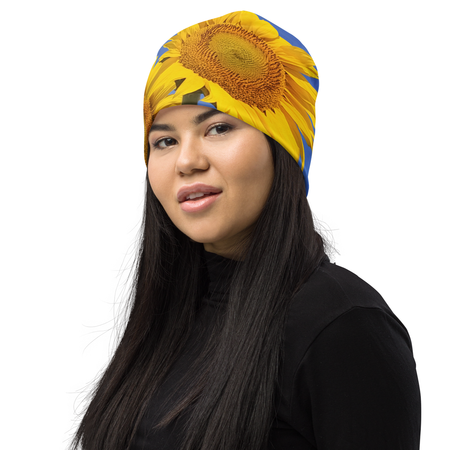 The FLOWER LOVE Collection - "Sunflower Sisters" Design Beanie - Lightweight, Cute Chemo Hat