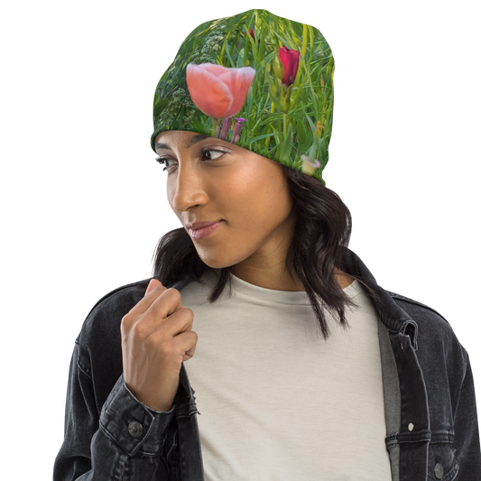 The FLOWER LOVE Collection - "Wildflower Wonder" Design Beanie - Lightweight, Cute Chemo Hat