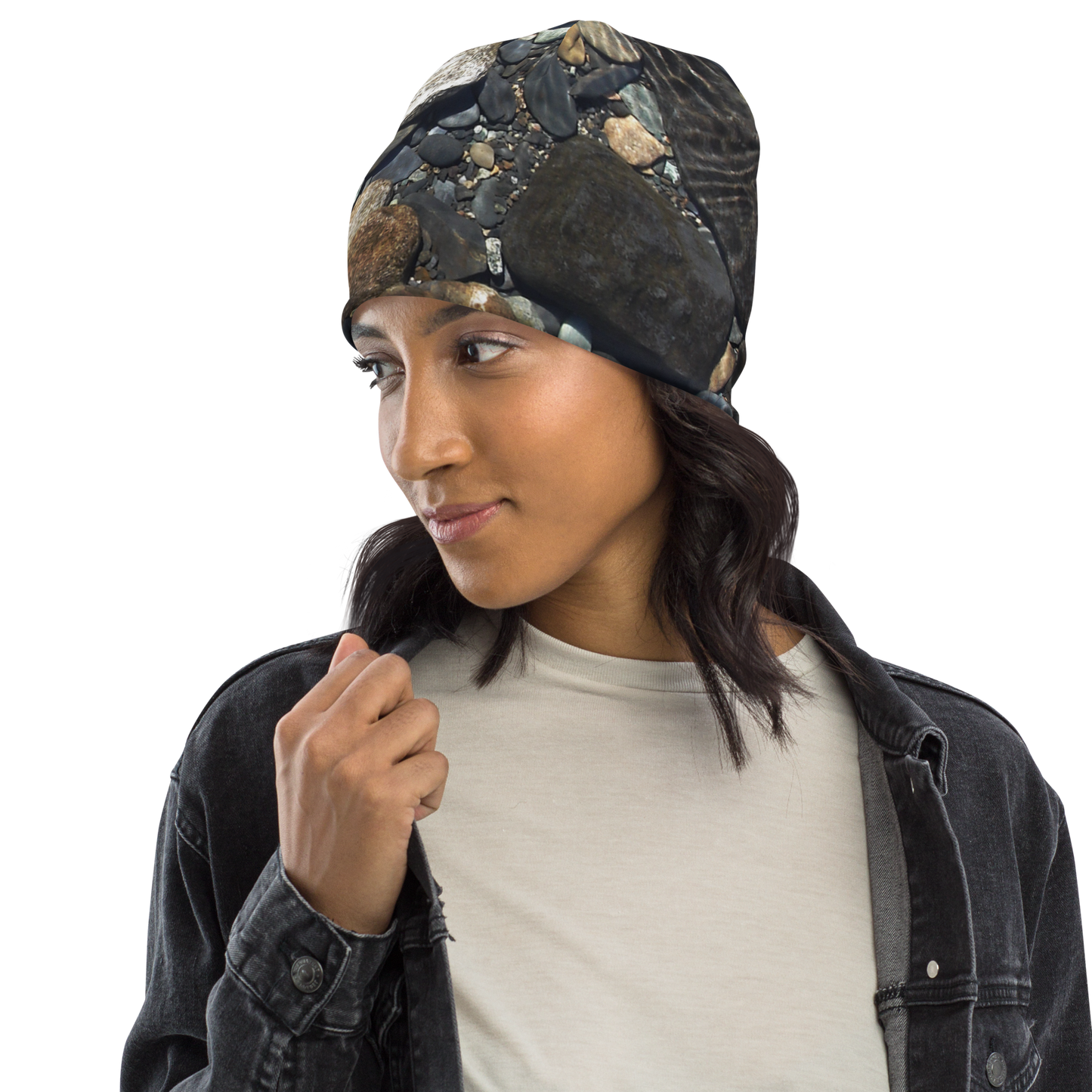 The EARTH LOVE Collection - "Rock Renaissance" Design Beanie - Lightweight, Cute Chemo Hat