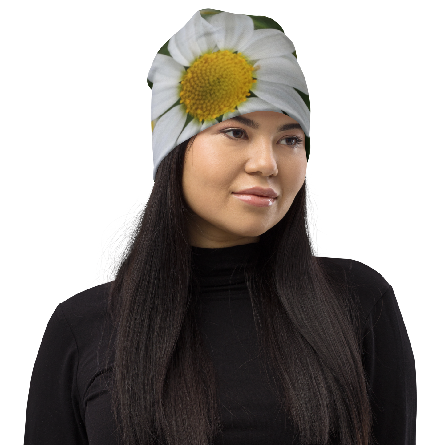 The FLOWER LOVE Collection - "Daisy Daydreams" Design Beanie - Lightweight, Cute Chemo Hat